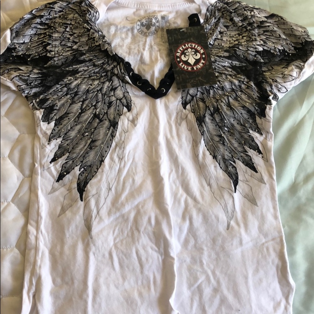 New with tags Affliction top